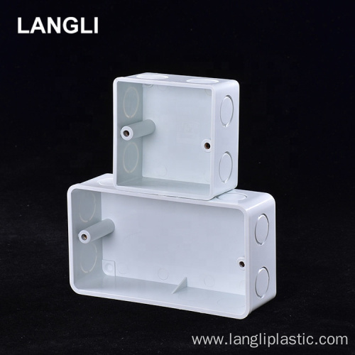 Fireproof PVC Flush Switch box Junction box